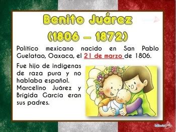 Natalicio de Benito Juarez, Biografia para Niños by Editorial MD