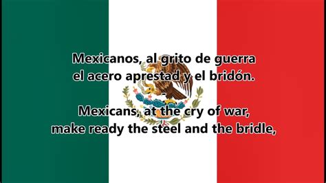 National anthem of Mexico   Himno Nacional Mexicano  ES/EN ...