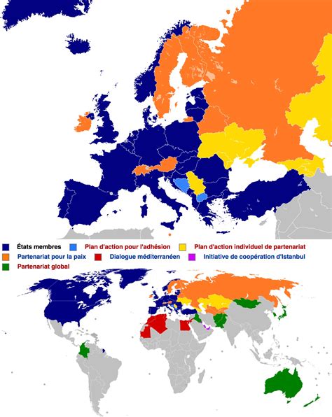 NATO   Partnerships • Map • PopulationData.net