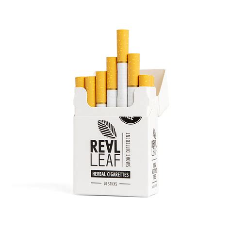 Natural Herbal Cigarettes Smoking Chamomile  5 Packs  — RealLeaf