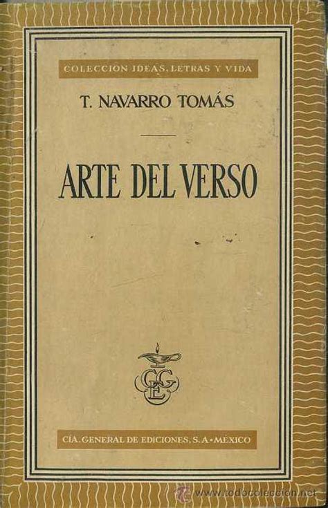 Navarro tomás : arte del verso  méxico,1959    Vendido en Venta Directa ...