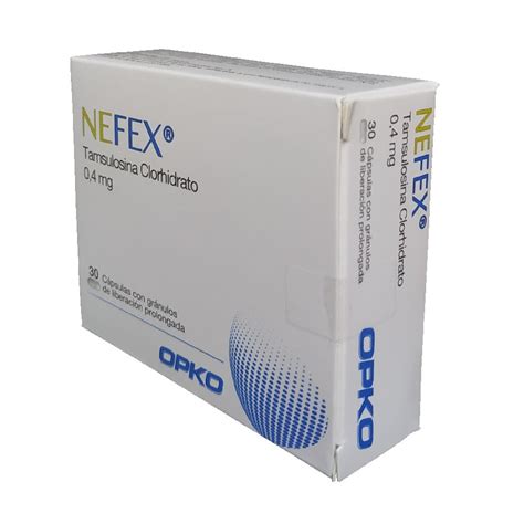 Nefex 0,4 mg. 30 cáps.   EASYFARMA
