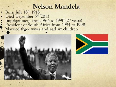 Nelson Mandela   online presentation