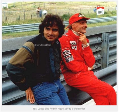 Nelson Piquet e Niki Lauda