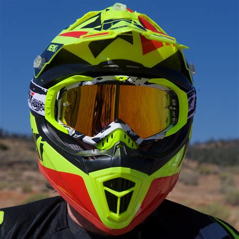 Nenki NK 316 Dirt Bike Helmet Review  Goggles Included