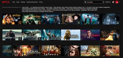 Netflix y HBO añade Harry Potter a su catálogo   Peliculas ...