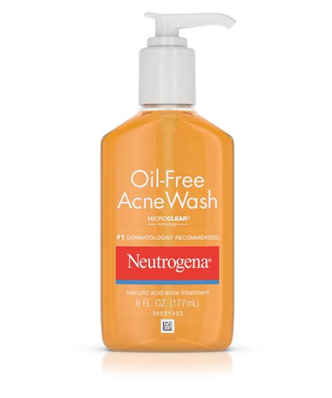 Neutrogena   Oil Free Acne wash limpiador facial. | One Makeup