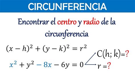 New Formula De La Circunferencia Geometria Analitica Tips   GM