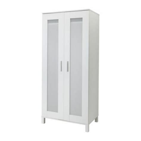 NEW Ikea Wardrobe Armoire White closet Clothing storage | eBay