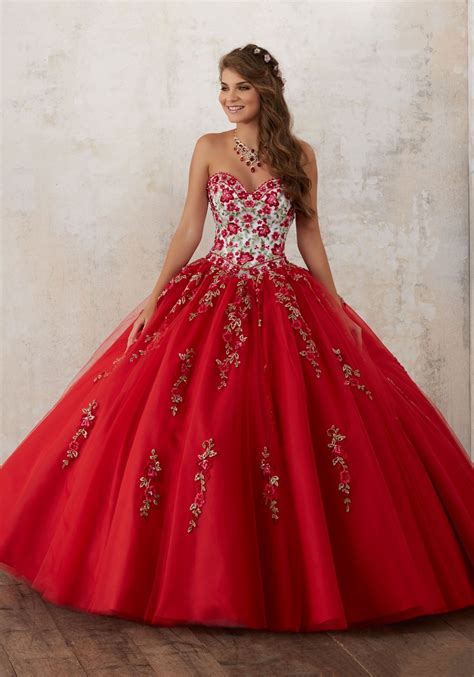 New Noble Beaded Embroidery Quinceanera Dresses Free ...