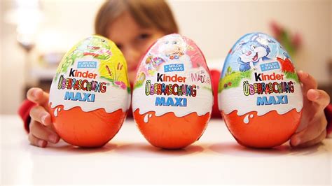 New Toys   Big Kinder Easter Surprise Eggs   YouTube