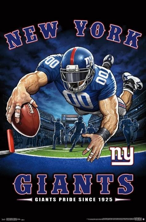 New York Giants  Giants Pride Since 1925  NFL Theme Art ...