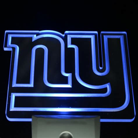 New York Giants Logo 4  by 4  LED Night Sensing Light ...