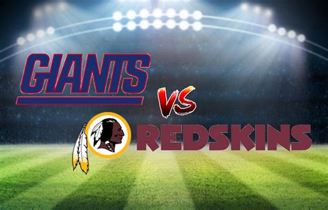 New York Giants vs Washington Redskins NFL Week 12 Betting ...