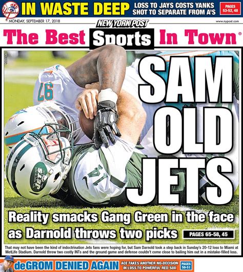 New York Post Sports on Twitter:  The back page: Now Sam ...