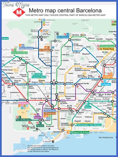 nice Barcelona Subway Map in 2019 | Barcelona spain travel ...