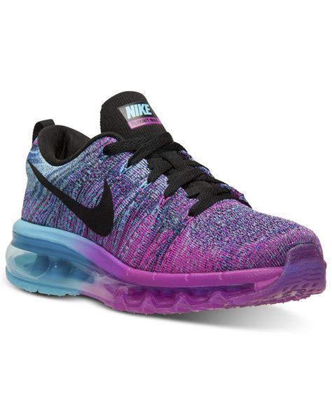 Nike Women s Flyknit Air Max Running Sneakers From Finish ...