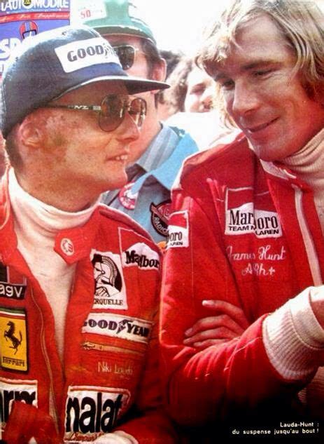 Niki and James … | James hunt, Formula 1 car, Formula 1