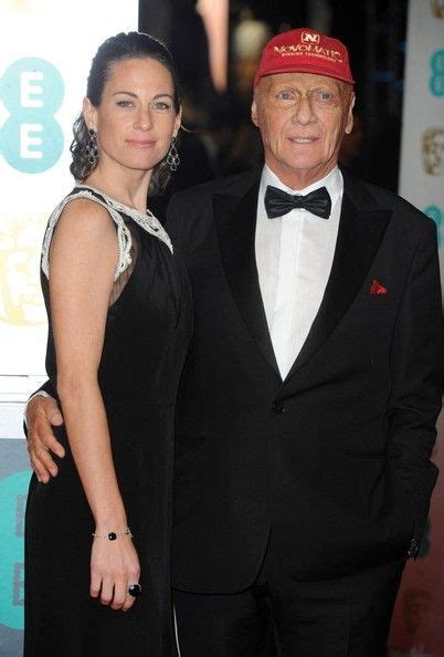 Niki Lauda and Birgit Wetzinger. EE British Academy Film ...