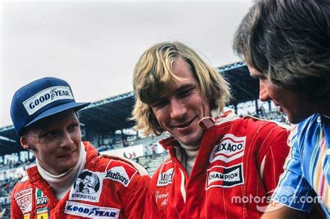 Niki Lauda and James Hunt talk to Barry Sheene | James ...