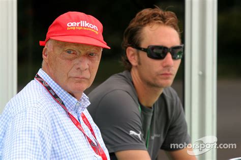 Niki Lauda, Former F1 world champion and RTL TV wit his ...
