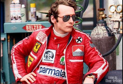 Niki Lauda in 1976, 3 days before his crash at the ...