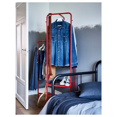 NIKKEBY Burro para ropa, rojo, 80x170 cm   IKEA