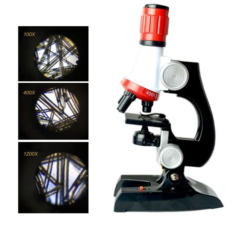 Niños microscopio de la Ciencia 1200X Zoom microscopio ...