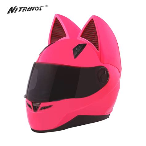 NITRINOS Motorcycle Helmet Women Moto Helmet Moto Ear ...