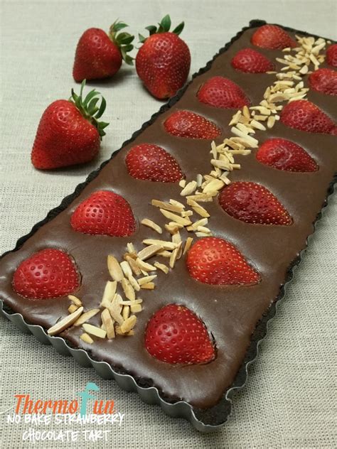 No Bake Strawberry Chocolate Tart Recipe | ThermoFun ...