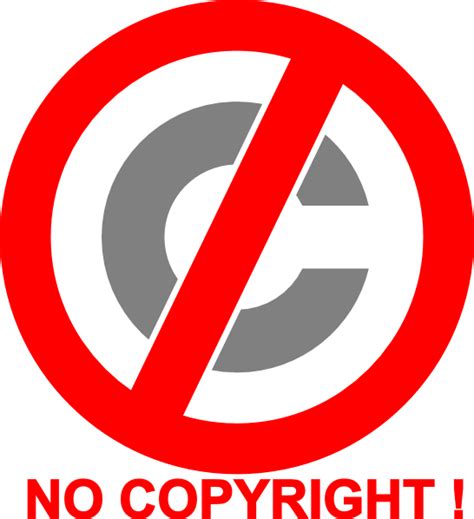 No Copyright Icon Clip Art at Clker.com   vector clip art ...