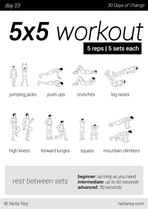 No equipment 30 day workout program   Imgur | 30 day ...
