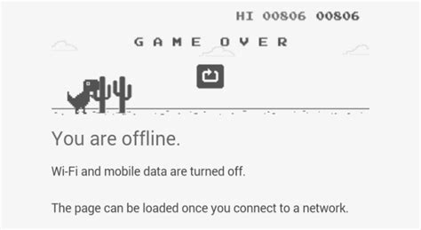 No Internet? Play Chrome Browser s Offline Dinosaur Game ...
