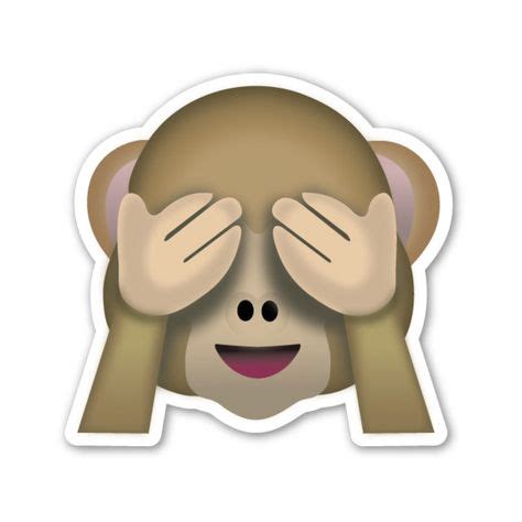 No veo no siento | Monkey emoji, Emoji stickers, Emoji