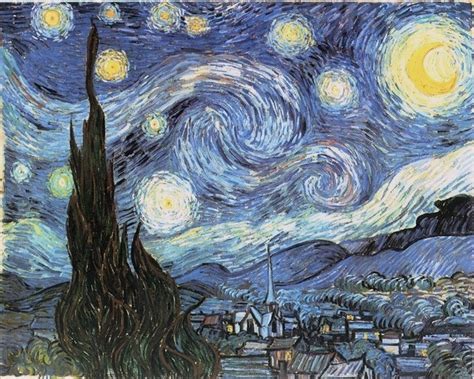 Noche estrellada   Vincent van Gogh | Arte abstracto, Obras de arte ...