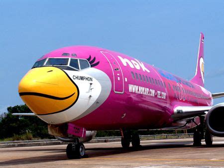 Nok Airlines  out of Thailand  paints their planes to look ...