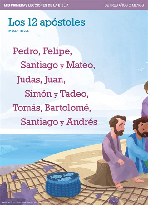 Nombre De Los Doce Apostoles Para Niños   Noticias Niños