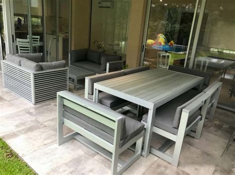 Nordeco, muebles para exterior de aluminio anodizado