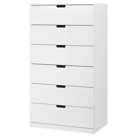 NORDLI Chest of 6 drawers White 80 x 145 cm   IKEA