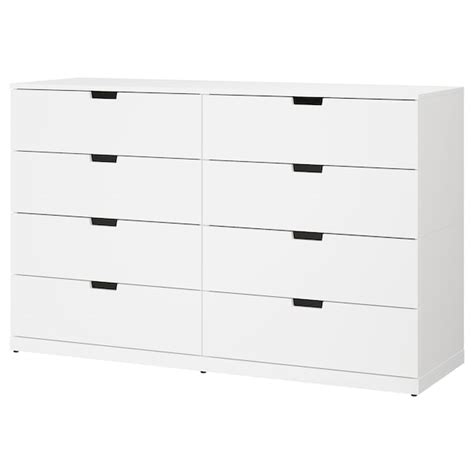 NORDLI Chest of 8 drawers   white   IKEA