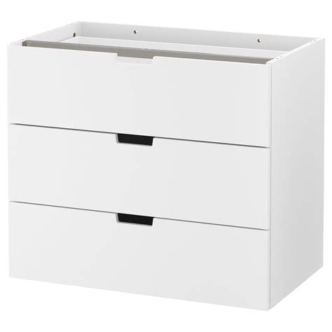NORDLI Modular chest of 3 drawers, white, 80x68 cm   IKEA