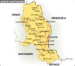 Norte de Santander | Mapas Colombia y el Mundo. Vector y ...