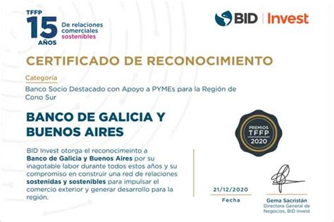Norte en Línea   Banco Galicia fue reconocido por BID ...