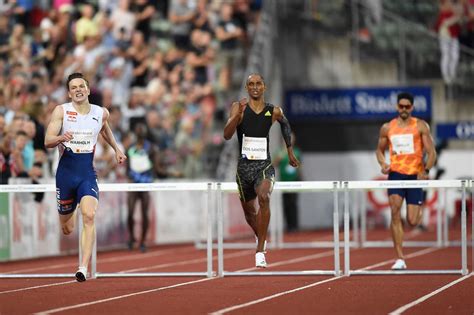 Norway s Warholm breaks 29 year old 400m hurdles world record   CGTN