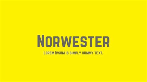 Norwester Font : Download Free for Desktop & Webfont