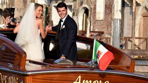 Nos colamos en la boda de Álvaro Morata y Alice Campello