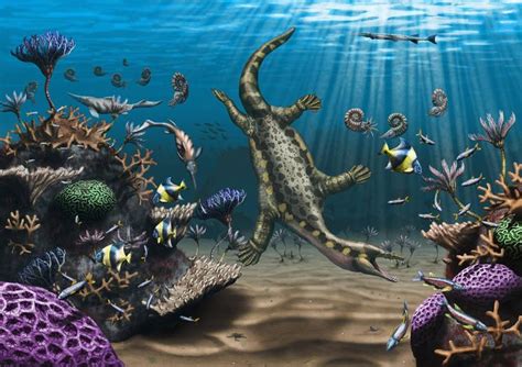 Nothosaurus in Triassic Period waters by Lennart Klein on ...