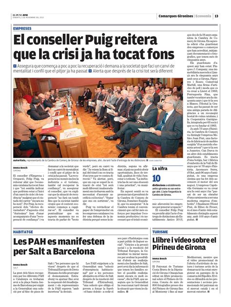 Notícia El Punt Diari   05/11/2013 by CEIGRUP   FINQUES J. COMPANY   Issuu