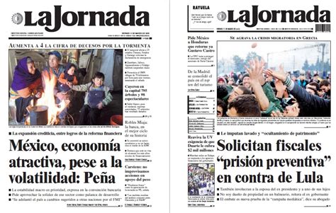 Noticias Guerrer@s SME: Periódicos LA JORNADA México, economía ...