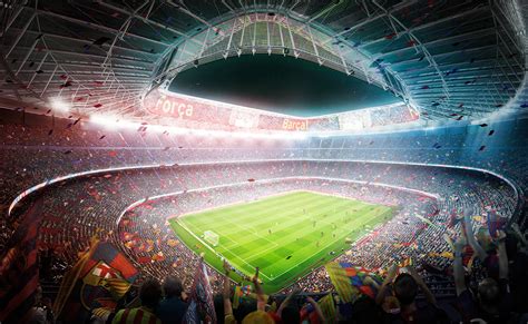 Nou Camp Nou, Ricardo Bofill & Arup Associates on Behance